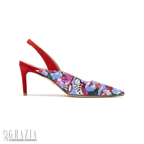 SW X JACKY BLUE SLIINGBACK PUMP floral multi lipstick red printed smooth calf suede.jpg