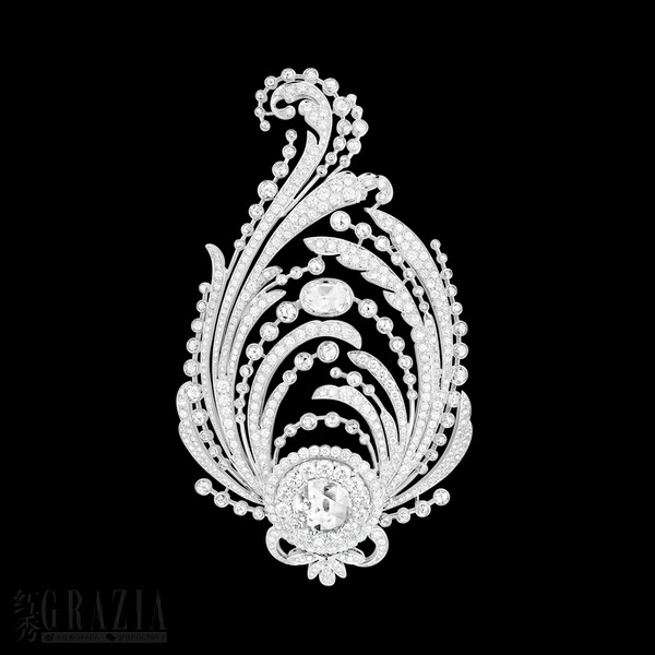 Boucheron宝诗龙Histoire de Style, New Maharajahs高级珠宝系列New Sarpech胸针.png