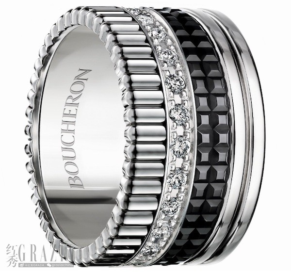 Boucheron宝诗龙Quatre Black系列镶钻戒指.jpg