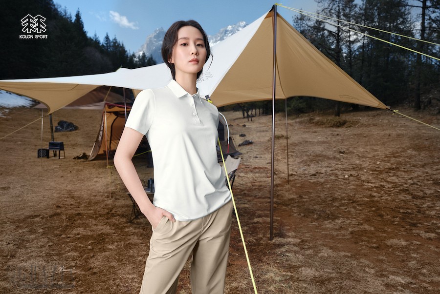 图4 KOLON SPORT 可隆品牌代言人刘诗诗身着全新SECO POLO.jpg