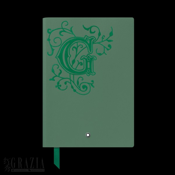 全新万宝龙高级文具系列绿色横格小号笔记本#146 致敬格林兄弟特别款.png