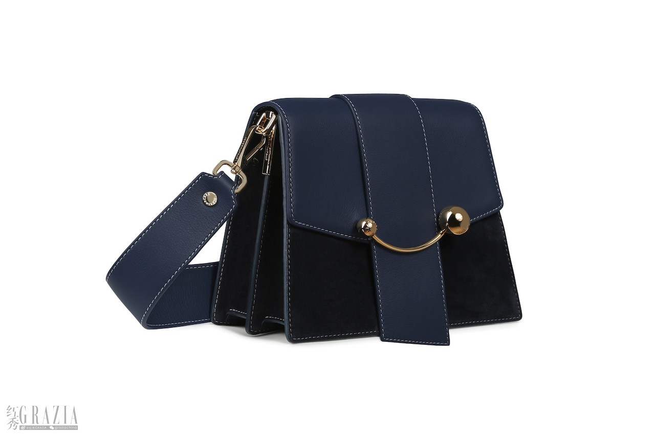 Strathberry-Box-Crescent-Patchwork-Suede-Navy-Shoulder-Bag-HeroLandscape.jpg