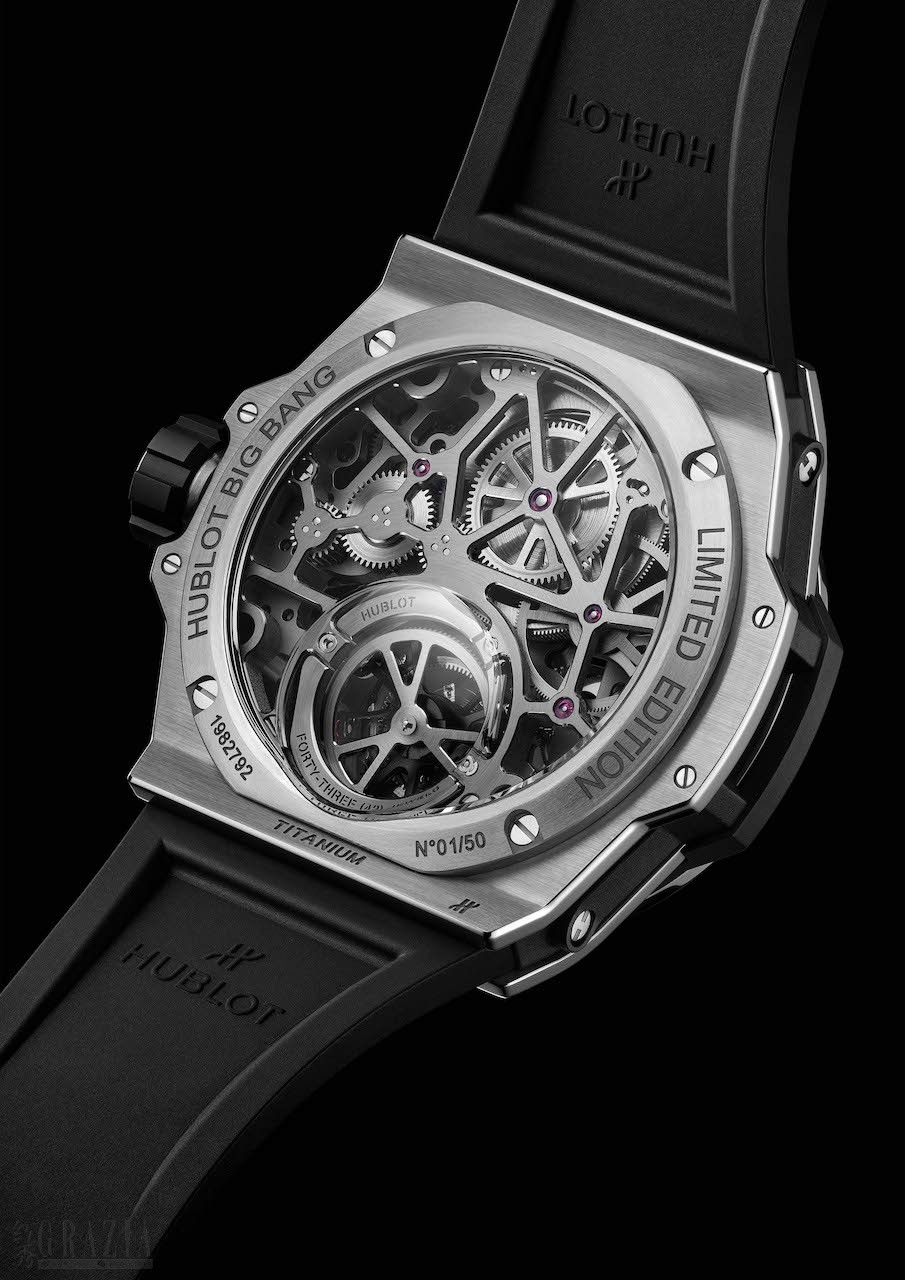 HUBLOT宇舶表MP-13双轴陀飞轮双逆跳钛金腕表（3）.jpeg