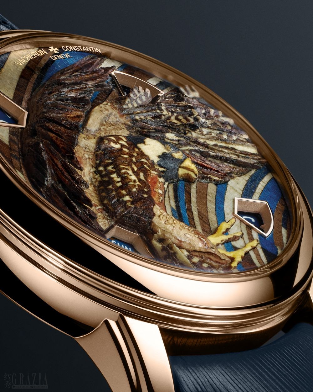muvtg20260901122108.jpg Métiers d’Art艺术大师系列致敬动物王国腕表–木镶鹰翼_场景图_04.jpg