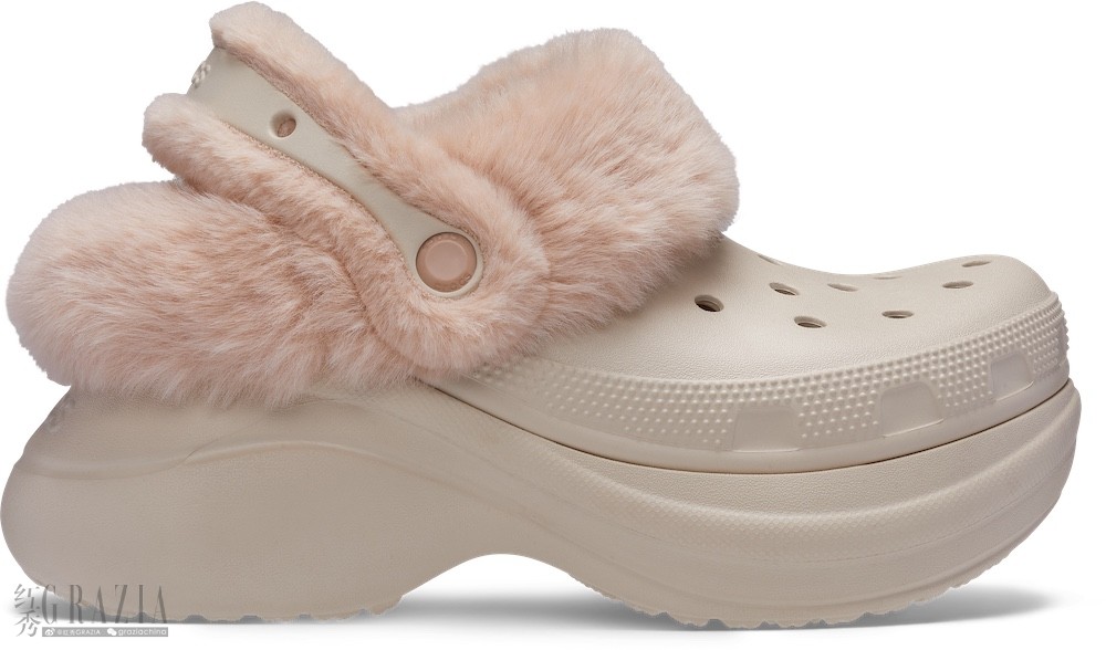 Crocs复古小鲸鱼暖棉洞洞鞋 冰冻米.jpg