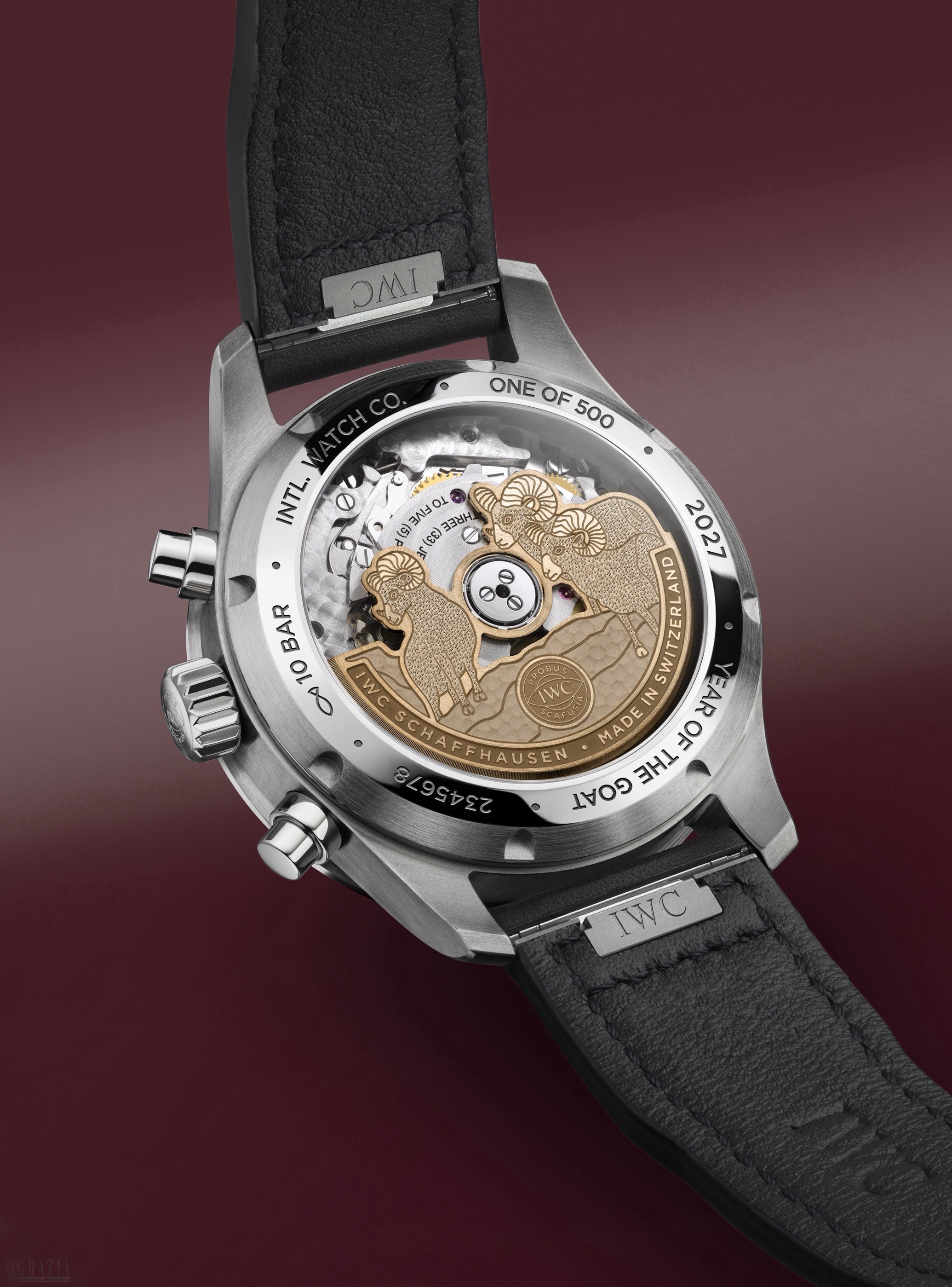 4.IWC万国表飞行员系列高性能计时腕表41羊年特别版（型号：IW388310).jpg