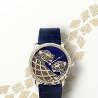 卡地亚Cartier RONDE LOUIS CARTIER金银丝细工腕表  
