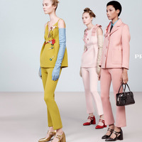 Prada发布 2015秋冬女装广告大片 青春少女的聚会