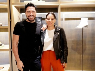 鞋履品牌NEOUS设计师Vanissa Antonious和 Alan Buanne现身上海 