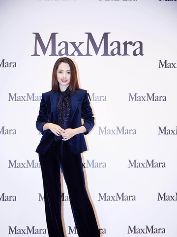 知名艺人郭碧婷出席Max Mara秋冬新品发布会
