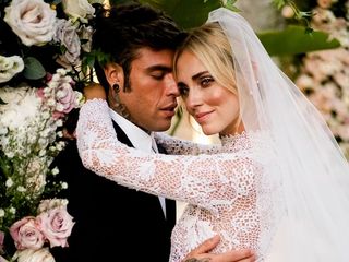 时尚博主Chiara Ferragni在意大利西西里岛的诺托步入婚礼殿堂