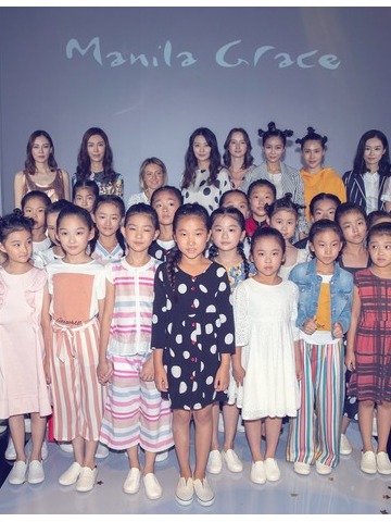 [上海国际儿童时装周]第9届融彩盛放 意大利著名女装品牌Manila Grace携女装及女孩系列同台发布