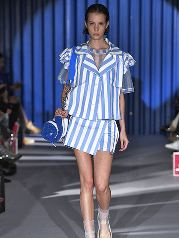 伦敦时装周BFC官方CATWALK秀 设计师品牌XIAOLI 2019春夏系列
