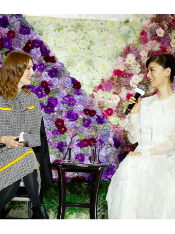 奥斯卡影后朱利安·摩尔与日本演员大地真央优雅揭幕 黛安芬旗下Florale馥洛蕾2018秋冬系列