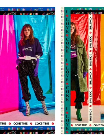 Coca-Cola X MATERIAL GIRL冬季联名系列正式发布