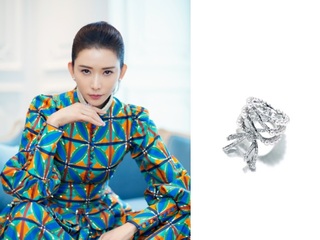 林志玲佩戴 TASAKI 珠宝出席中国佛山金鸡百花电影节闭幕式红毯