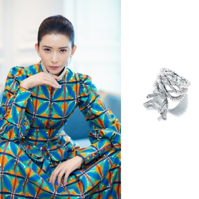 林志玲佩戴 TASAKI 珠宝出席中国佛山金鸡百花电影节闭幕式红毯