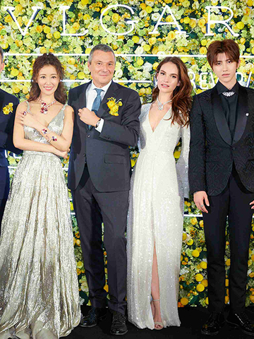 BVLGARI宝格丽FIOREVER咏绽系列璀璨盛放  蔡徐坤、林心如、莉莉·詹姆斯点亮欢愉之夜   