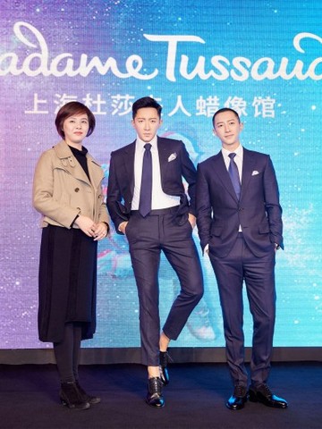 全能艺人韩庚入驻上海杜莎 舞动蜡像诠释人生姿态