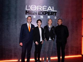 吴彦祖&鹿晗首度双C同台！ 燃爆欧莱雅男士“劲能挑战之夜”