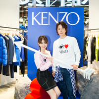 I LOVE KENZO胶囊系列陪你过情人节 “示爱先锋”戚薇 & 李承铉 亲临上海兴业太古汇KENZO旗舰店