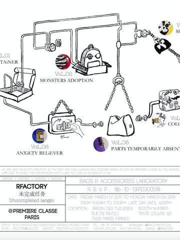 实验性包袋配饰品牌RFACTORY的巴黎“首映式”