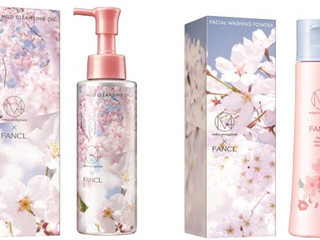 蜷川实花 × FANCL  樱花特别版速净卸妆油&净肌保湿洁面粉全新上市