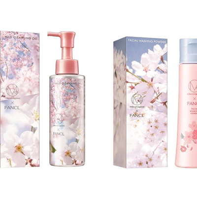 蜷川实花 × FANCL  樱花特别版速净卸妆油&净肌保湿洁面粉全新上市