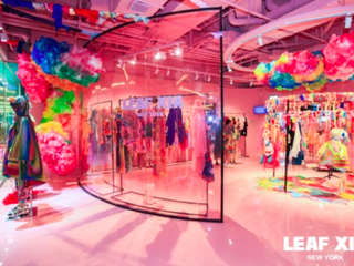 纽约时尚品牌LEAF XIA 三维空间讲故事，首家实体店也太酷了