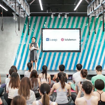 lululemon与Keep联合打造定制课程 让运动走进生活 体验线上瑜伽乐趣