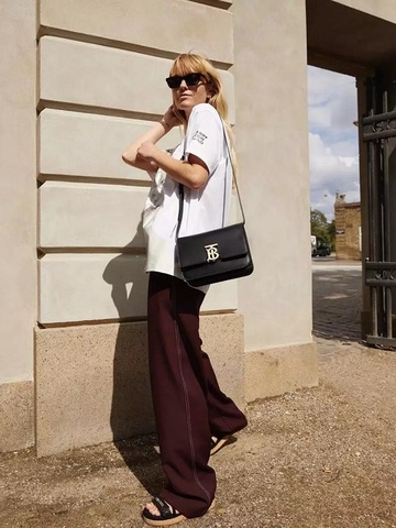 事实证明，时髦精春夏秋冬都爱穿爸爸的裤子！