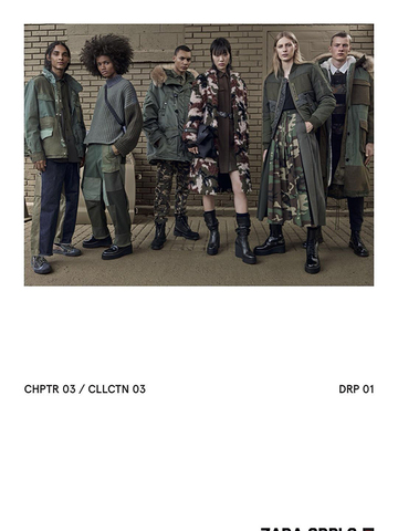 ZARA SRPLS——探索军装元素新方式，引领时尚革命新风潮