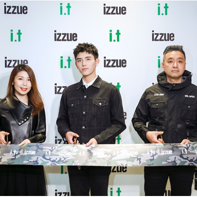 i.t上海港汇恒隆广场店重装开幕，izzue品牌大使陈飞宇助力剪彩仪式