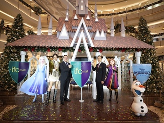 上海ifc商场 与钟嘉欣一起乐享《冰雪奇缘2》圣诞之旅