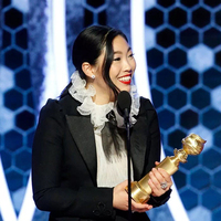 金球奖迎来首位亚裔“影后”，你猜女星的红毯谁胜出了