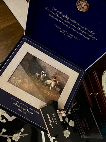 菲拉格慕玄魅伊人香水成为韩庚与卢靖姗大婚唯一香氛伴手礼