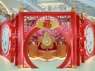 上海ifc商场  鸿运华园献新瑞  《世界珍品扇艺术展》首现申城