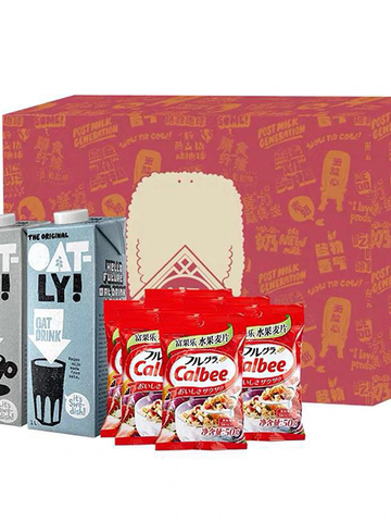 【OATLY新春限定联名礼盒】OATLY X Calbee卡乐比 