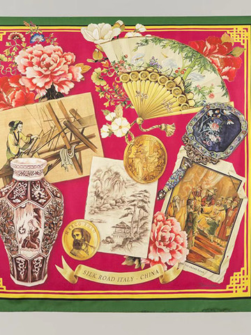 DOLCE & GABBANA 杜嘉班纳“丝绸之路”丝巾系列致敬中意文化 “万事中意”