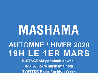 MASHAMA Fall/Winter 2020