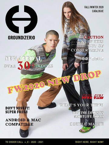 GROUND(ZER)O 2020秋冬系列 跨越性别界限  打造新世代中性风