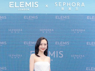 中国品牌大使王鸥亮相丝芙兰旗舰店品牌专区