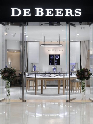 戴比尔斯（DE BEERS） 上海IAPM环贸店 盛装揭幕