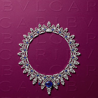 BVLGARI宝格丽Barocko高级珠宝系列 “蓝宝石蕾丝”（Sapphire Lace）项链 
