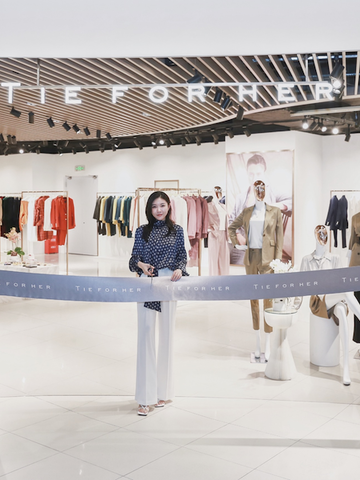 独立女性品牌 TieForHer 正式亮相上海新天地广场