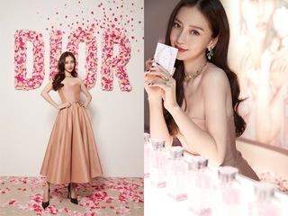 杨颖Angelababy挚爱的迪奥DIOR LEAVES OF LOVE珠宝系列