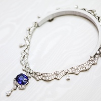 BVLGARI宝格丽Barocko高级珠宝系列 Wonder Sapphire奇观蓝宝石项链