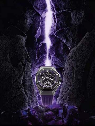 携手漫威，爱彼皇家橡树概念系列 “Black Panther黑豹”浮动式陀飞轮腕表 全球重磅发布 