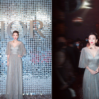 章子怡出席迪奥二一秋季成衣上海秀  复古造型尽释端雅气质