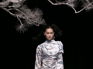 Yuhan Wang 2021秋冬系列 “晚松翠方深”